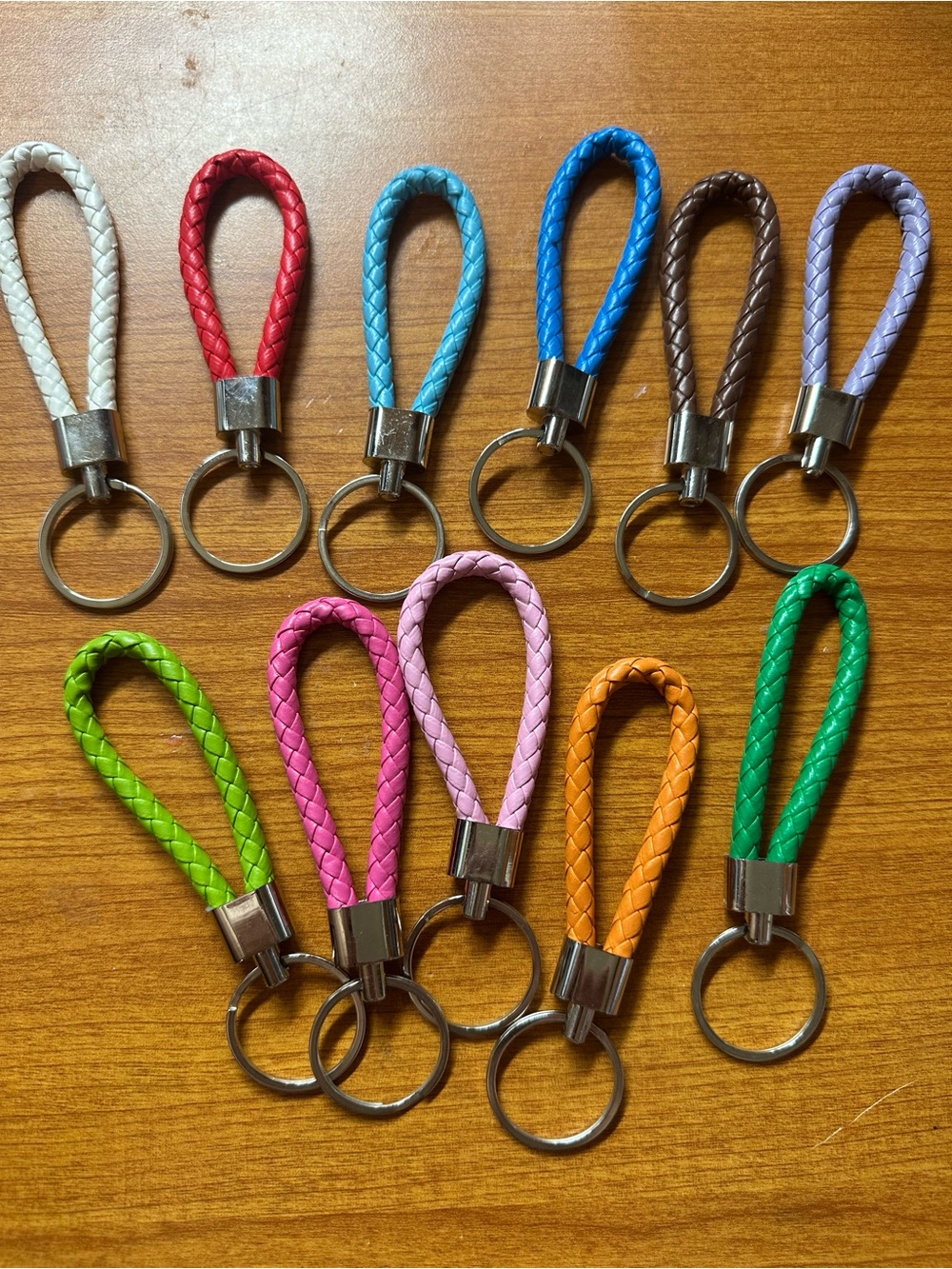 Braided Loop Keyring - Assorted Kids Colors